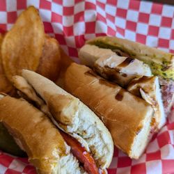 Zella's Deli - Caprese with prosciutto, homemade chips