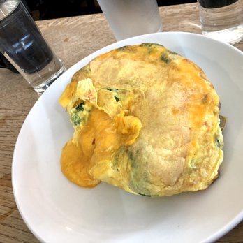 Original Pancake House - Vegetarian omelet with cheddar - yum & huge - Breakfast & Brunch Near Me - Edgewater, New Jersey