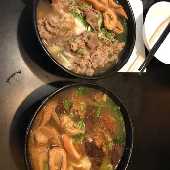 A+ Hong Kong Kitchen - Hong Kong style Cart noodle soup - $7.95 for two condiment items, for beef add $1 - Cantonese Near Me - Seattle, Washington A+ Hong Kong Kitchen - Hong Kong style Cart noodle soup - $7.95 for two condiment items, for beef add $1 - Cantonese Near Me - Seattle, Washington