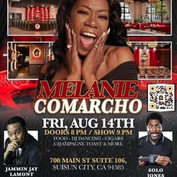 Melanie Comarcho & special guest! Aug 15, 8PM, Fedora Lounge. 2 drink min.Tix: fedora7events.com/melanie-comarcho-and-special-guest/#tickets