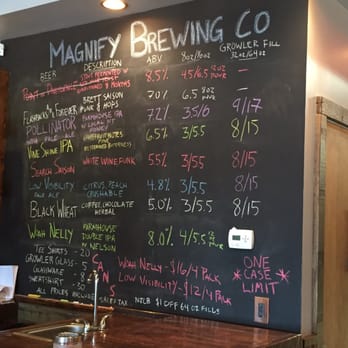 Magnify Brewing - The tote board - Breweries Near Me - Fairfield, New Jersey Magnify Brewing - The tote board - Breweries Near Me - Fairfield, New Jersey