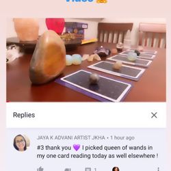 CultiveDestiny Crystals & Tarot - Feedback from a user on my YouTube Channel :)