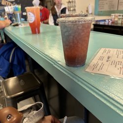 Nutrition Stop of Arlington - My kids got some of their flavored water -- this is strawberry, watermelon, blue raspberry