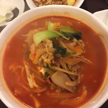 Rae Mi Hyang - Spicy seafood noodle soup - Korean Near Me - Edmonton, Alberta Rae Mi Hyang - Spicy seafood noodle soup - Korean Near Me - Edmonton, Alberta