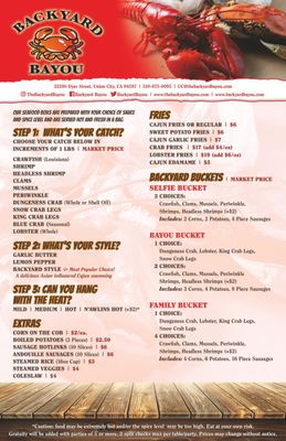 Menu photo 2 Backyard Bayou Union City, CA Menu photo 2 Backyard Bayou Union City, CA