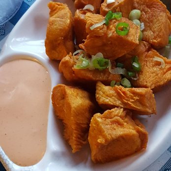 The Other Fish - Best boneless fried chicken i have had in ages!! Its not that spicy and the mayo surach dip was so good! Really fresh and juicy! - Japanese Near Me - Bethlehem, Pennsylvania