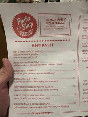 Menu photo 8 The Pasta Shop Denville, NJ