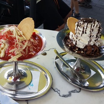 Eiscafe Mancuso - Spaghetti Eis...Schokobecher - Ice Cream & Frozen Yogurt Near Me - Runkel, HE