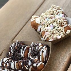 TMI Food Truck - Cookies & Cream donuts  St. Paddy's special donuts