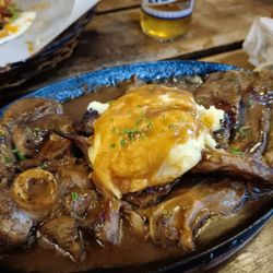Silantro Fil-Mex - Lamb chops, IMHO it's better without gravy