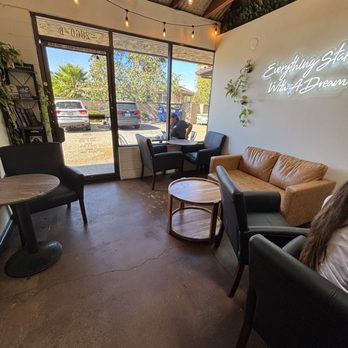 Conejo Coffee - cutest sitting area in the back! - Coffee & Tea Near Me - Newbury Park, California