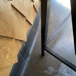 Starbucks - Cob web on chair.