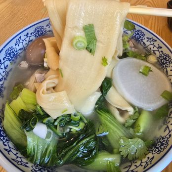 Ox 9 Lanzhou HandPulled Noodles - Stewed lamb noodles with belt flat - Chinese Near Me - Cupertino, California