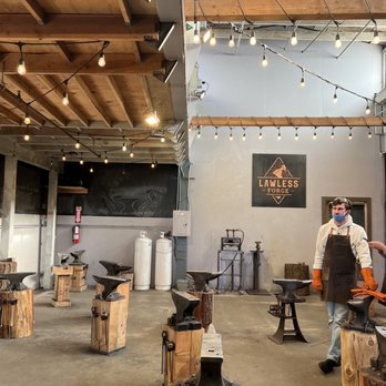 Lawless Forge - The space for the bottle opener class - Art Classes Near Me - Seattle, Washington