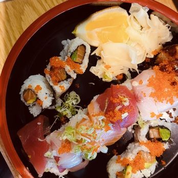 Ichi-Riki Japanese Restaurant - Seaside roll - chefs special roll come with miso soup and salad - Japanese Near Me - Seaside, California