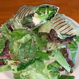 Hummus wrap with greens Hummus wrap with greens