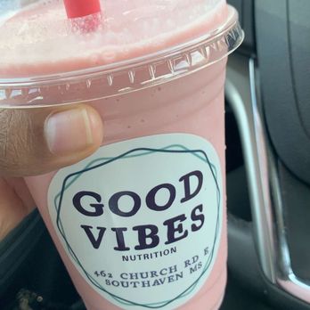 Good Vibes Nutrition - Strawberry Lemonade shake - Coffee & Tea Near Me - Southaven, Mississippi