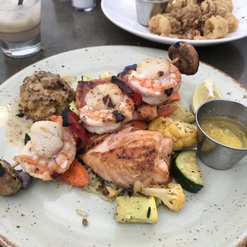 Parkers' Lighthouse - Mariners platter. Crab cake was amazing. - Seafood Near Me - Long Beach, California Parkers' Lighthouse - Mariners platter. Crab cake was amazing. - Seafood Near Me - Long Beach, California
