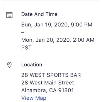 28 West - Entrance was free before 10ish without RSVP. We arrived around 9:30pm - Sports Bars Near Me - Alhambra, California 28 West - Entrance was free before 10ish without RSVP. We arrived around 9:30pm - Sports Bars Near Me - Alhambra, California