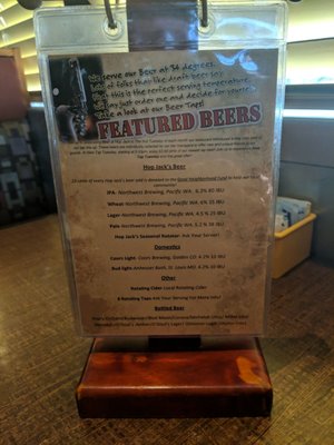 Menu photo 3 Hops n Drops Spokane, WA