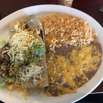 Gecko Grill - Chimichanga with rice and beans - Mexican Near Me - Gilbert, Arizona Gecko Grill - Chimichanga with rice and beans - Mexican Near Me - Gilbert, Arizona