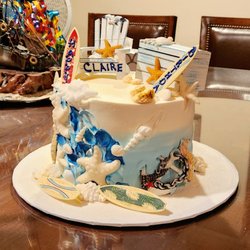 Olivera's Cake Gallery - Dreamy Beach Cake
