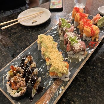 Ichi Umi Sushi - Salmon Skin Roll, First Kiss Roll - Sushi Bars Near Me - Austin, Texas Ichi Umi Sushi - Salmon Skin Roll, First Kiss Roll - Sushi Bars Near Me - Austin, Texas