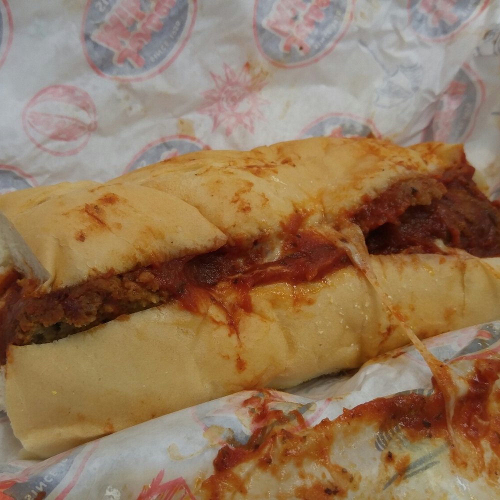 Meatball sub hit the spot! Messy eat through. Meatball sub hit the spot! Messy eat through.