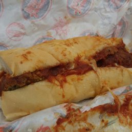 Meatball sub hit the spot! Messy eat through. Meatball sub hit the spot! Messy eat through.