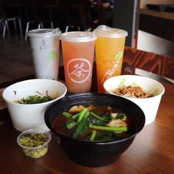 Green Shaker - 25. Spicy Wontons (8), 58. Beef Soup w. Dumplings, 6. Braised Pork Dry Noodles | IG: @bobabitchess - Bubble Tea Near Me - Walnut, California Green Shaker - 25. Spicy Wontons (8), 58. Beef Soup w. Dumplings, 6. Braised Pork Dry Noodles | IG: @bobabitchess - Bubble Tea Near Me - Walnut, California