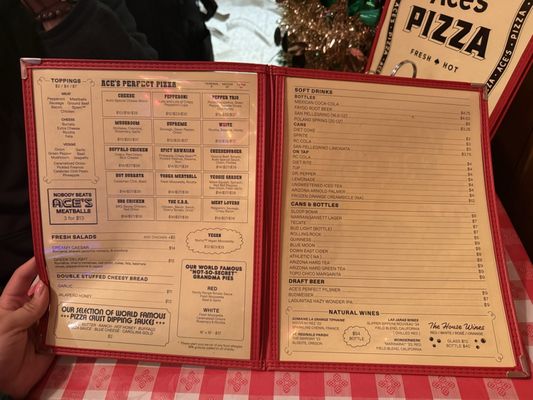 Menu photo 1 Ace's Pizza New York, NY