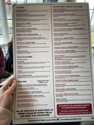 Menu photo 7 Lake Oconee Bistro Eatonton, GA