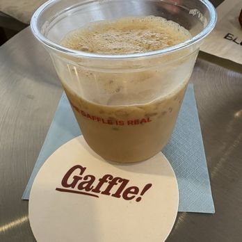 Gaffle - Cold brew vanilla oat milk latte - Coffee & Tea Near Me - Temecula, California
