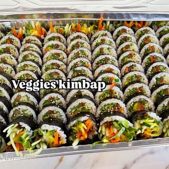 Korner’s Roll & Bowl - Lots of veggies, veggies kimbap tray - Korean Near Me - Livermore, California Korner’s Roll & Bowl - Lots of veggies, veggies kimbap tray - Korean Near Me - Livermore, California