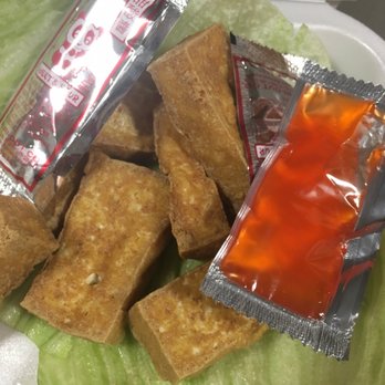 Saigon Pho - Fried tofu side with sweet and sour packets - Vietnamese Near Me - Tucson, Arizona