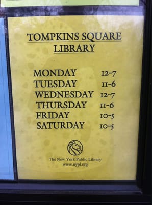 Tompkins Square Library by null