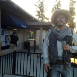Ken Curtis From Gunsmoke Statue - In front of the Educational Employee Credit Union