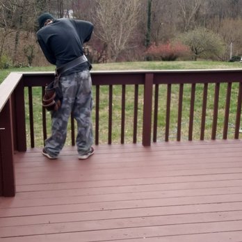 Womack's Painting - Exterior deck rehab . - Painters Near Me Womack's Painting - Exterior deck rehab . - Painters Near Me