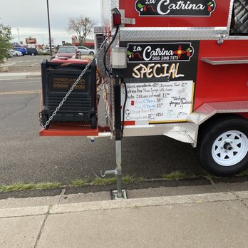 La Catrina - These were the featured specials. Prices are reasonable and credit cards are accepted. - Food Trucks Near Me - Albuquerque, New Mexico