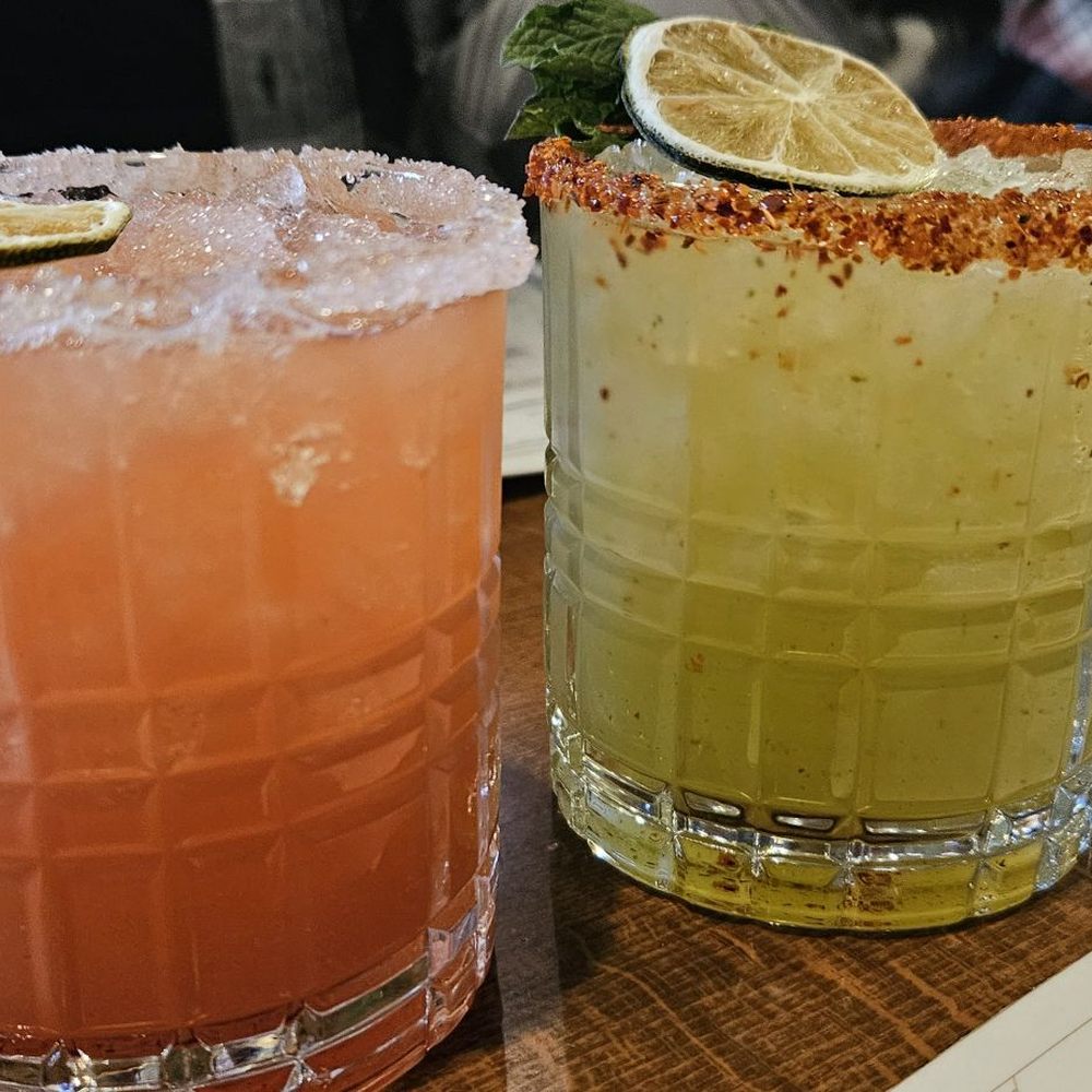 Toast Kitchen & Bar - Spicy margarita and a strawberry margarita - Breakfast & Brunch Near Me - Brea, California Toast Kitchen & Bar - Spicy margarita and a strawberry margarita - Breakfast & Brunch Near Me - Brea, California