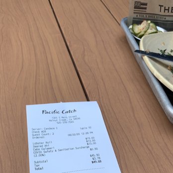 Pacific Catch - 2% covid surcharge! - Seafood Near Me - Walnut Creek, California Pacific Catch - 2% covid surcharge! - Seafood Near Me - Walnut Creek, California