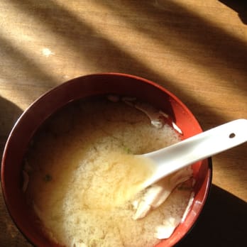 Tsuru Japanese Cuisine - Soup with my lunch special - Sushi Bars Near Me - Basking Ridge, New Jersey