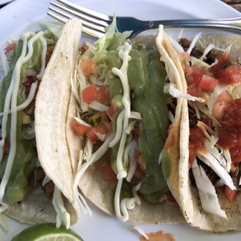 Camaron De Sinaloa - Carnitas & shrimp & fish tacos. Shrimp & fish were BOMB. - Seafood Near Me - San jose, California