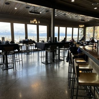 Harbor Grille - a view of the dining room from the bar - New American Near Me - Lakeside, Montana Harbor Grille - a view of the dining room from the bar - New American Near Me - Lakeside, Montana