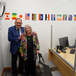 Placentia Library Passport Office - Dr. Voiza Arnold & Dr. Joseph Arnold Passport Office dedication