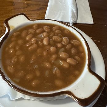 Frankenmuth Brewery - Root beer baked beans. Delicious! - American Near Me - Frankenmuth, Michigan
