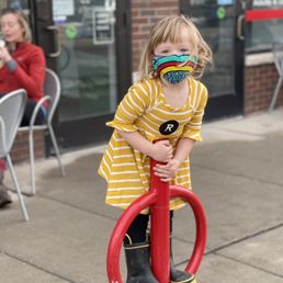 Lock up your bike.....or your toddler.