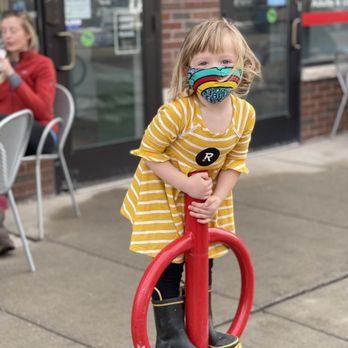 Roots Roasting - Lock up your bike.....or your toddler. - Coffee Roasteries Near Me - Saint Paul, Minnesota