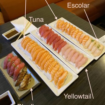 RYU SUSHI - Bluefin, eel, salmon, tuna, yellowtail, escolar nigiri - Sushi Bars Near Me - Temecula, California RYU SUSHI - Bluefin, eel, salmon, tuna, yellowtail, escolar nigiri - Sushi Bars Near Me - Temecula, California