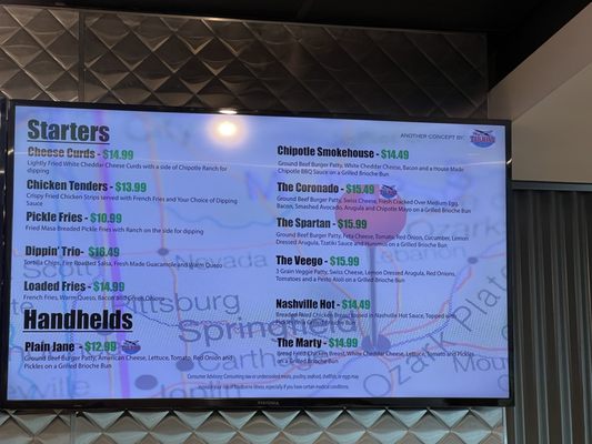 Menu photo 1 Tailwind Concessions Springfield, MO